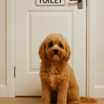 cavapoo following you
