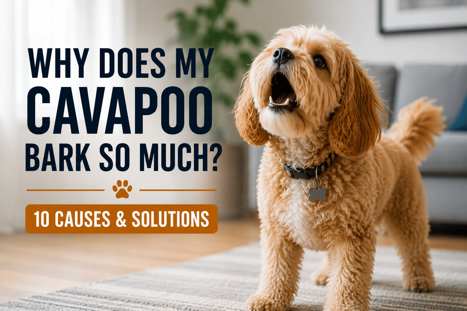 Why Does My Cavapoo Bark So Much? 10 Causes & Solutions