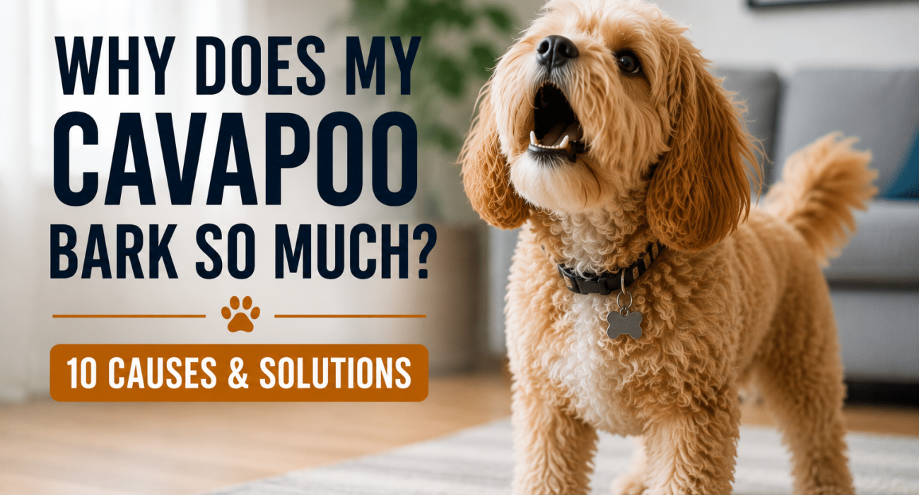 Why Does My Cavapoo Bark So Much? 10 Causes & Solutions