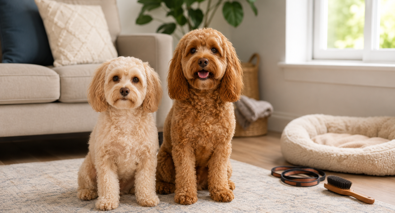 Small Doodle dog care guide for Cavapoo and Cockapoo owners